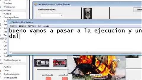Simulación Sistema Experto Transito (Semáforos) - vb.net