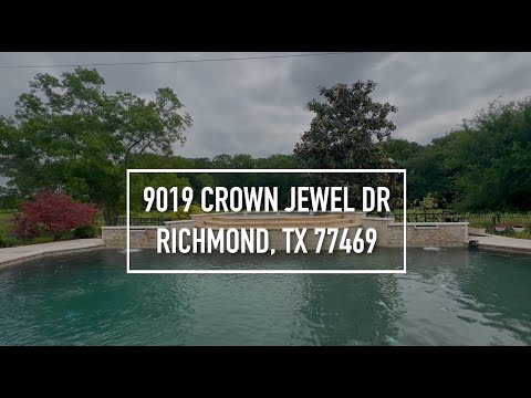 9019 Crown Jewel Dr, Richmond, TX home video tour