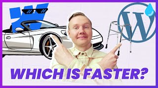 Celebrity WordPress vs Webflow Speed Test Wealth