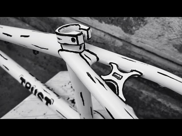 Custom Cartoon BMX bike Frame. (We The People Trust) - YouTube
