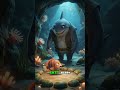 when shark went to be shark doo doo 😂 #shorts #animation