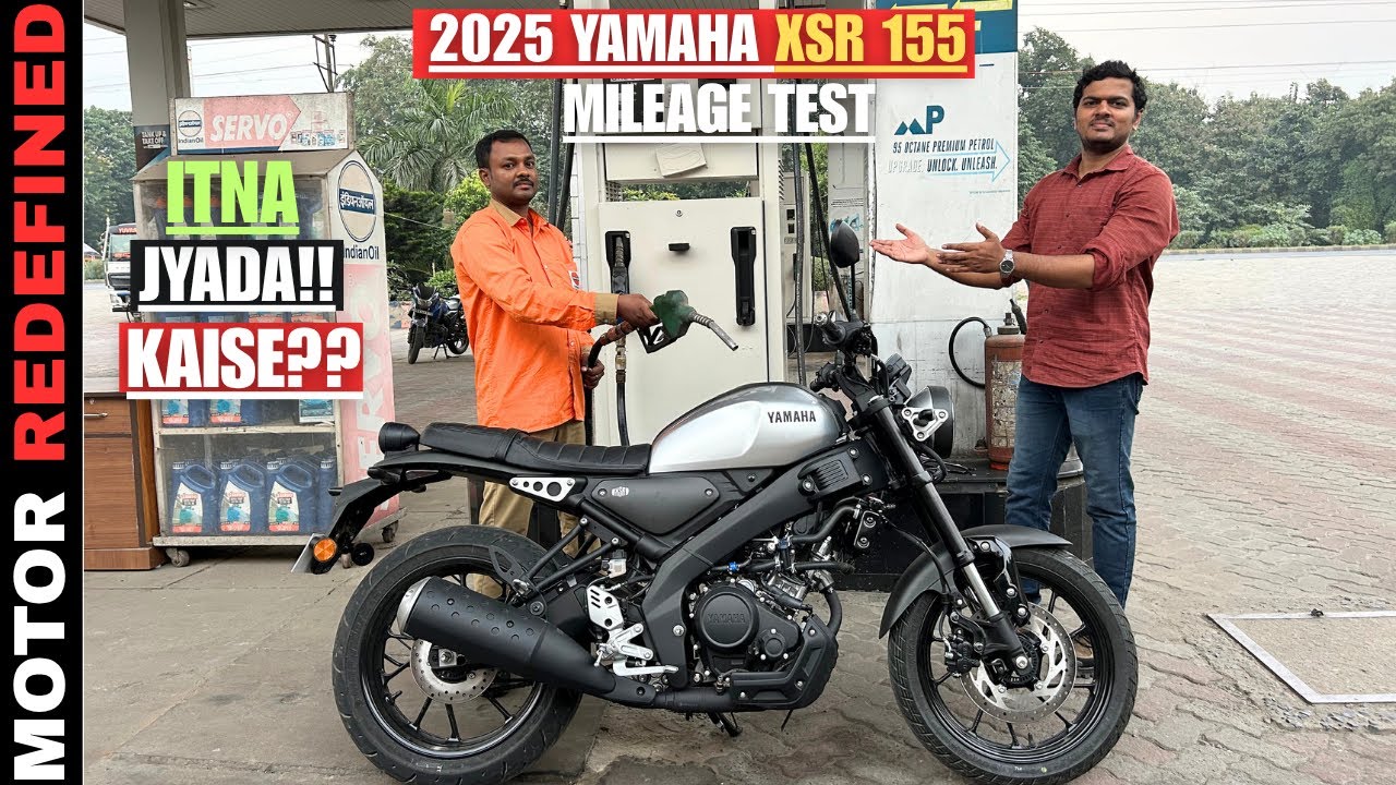 Finally 2025 Yamaha XSR 155 Mileage Test | Yeh Toh UnExpected Hai!!