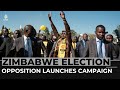 Zimbabwe opposition leader launches election campaign, vows prosperity