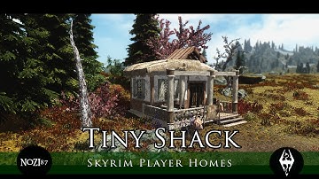 TES V - Skyrim Mods: Tiny Shack by Elianora