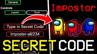 SECRET CODE TO GET IMPOSTER EVERY TIME IN AMONG US! (iOS/ANDROID/PC)