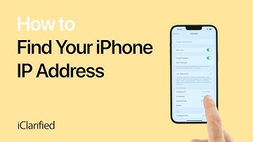 How to Find Your iPhone IP Address