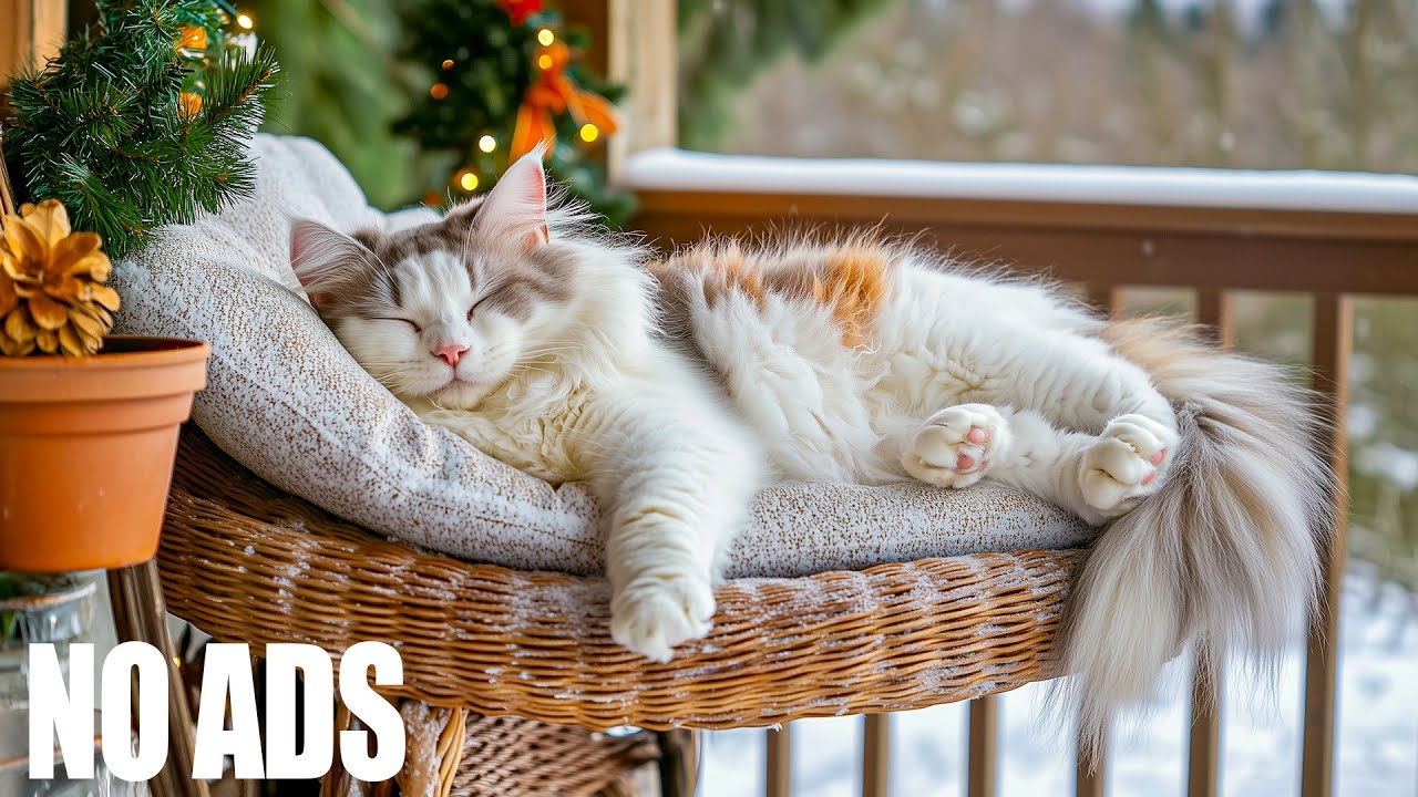 12 Hours of Soothing Music for Cats 🐈💤Soft Relaxing Piano for Comfort😻No Ads