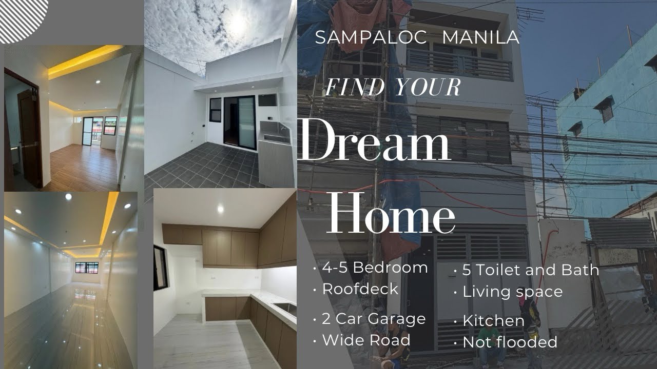PRE-SELLING TOWNHOUSE WITH ROOFDECK IN SAMPALOC, MANILA HOUSE TOUR