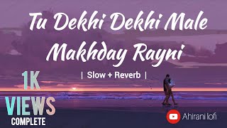 Tu Dekhi Dekhi Male Makhday Rayni || ahirani song ( slowed  reverb) || ahirani lofi  || 🖤