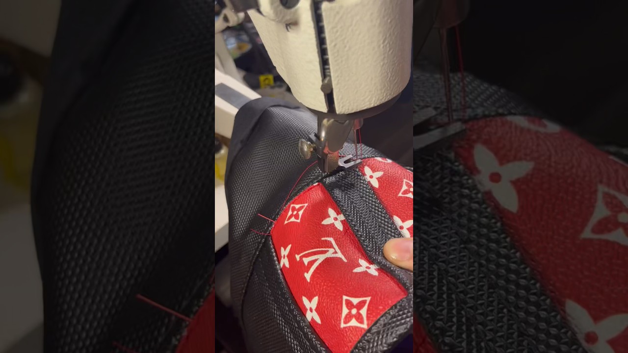 Handmade Custom Louis Vuitton dirt bike seat cover handmade 