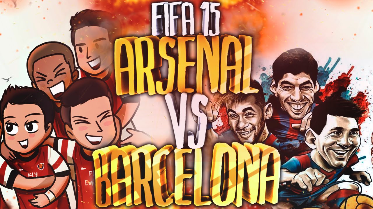Арсенал - Барселона  [FIFA 16] 1/8 финала Лиги Чемпионов 2015-16