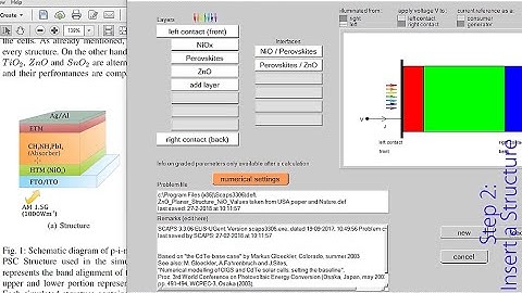 SCAPS 1D tutorial: A First Look - From Software Open to Result (Beginner