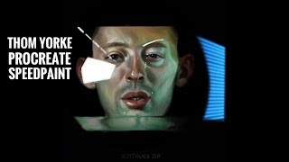 Thom Yorke speed paint