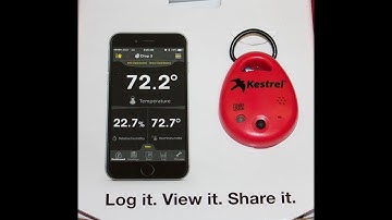 Temperature and Dew Point Monitor: Kestrel DROP D2