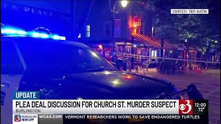 Plea deal discussions underway for suspect in Burlington murder