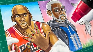 NBA Nicknames Drawn In WILD Art Styles- PART 2!