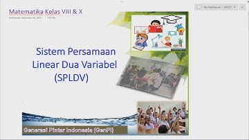 SISTEM PERSAMAAN LINEAR DUA VARIABEL (SPLDV) - PART 1