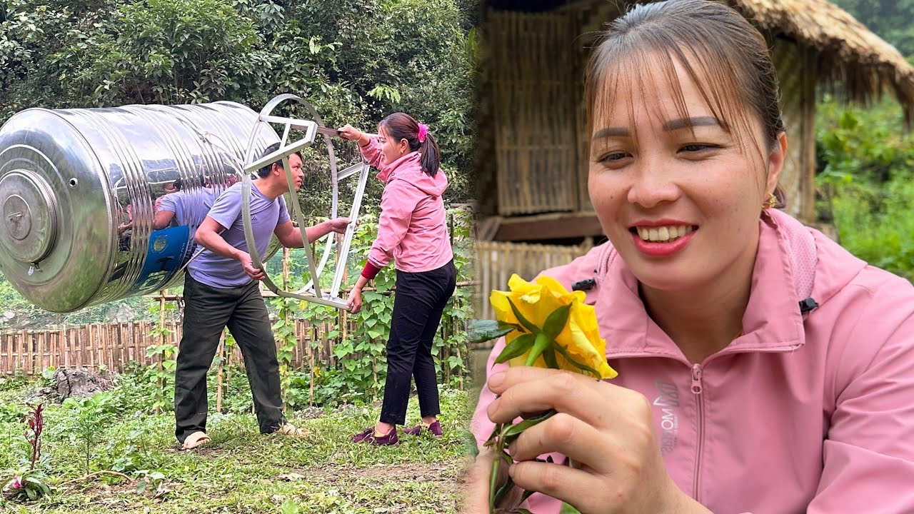 Full Video: Couple living off the grid - Xuan buys modern furniture for the farm