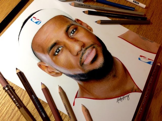 How to draw LeBron James - picture by Juwan - DrawingNow