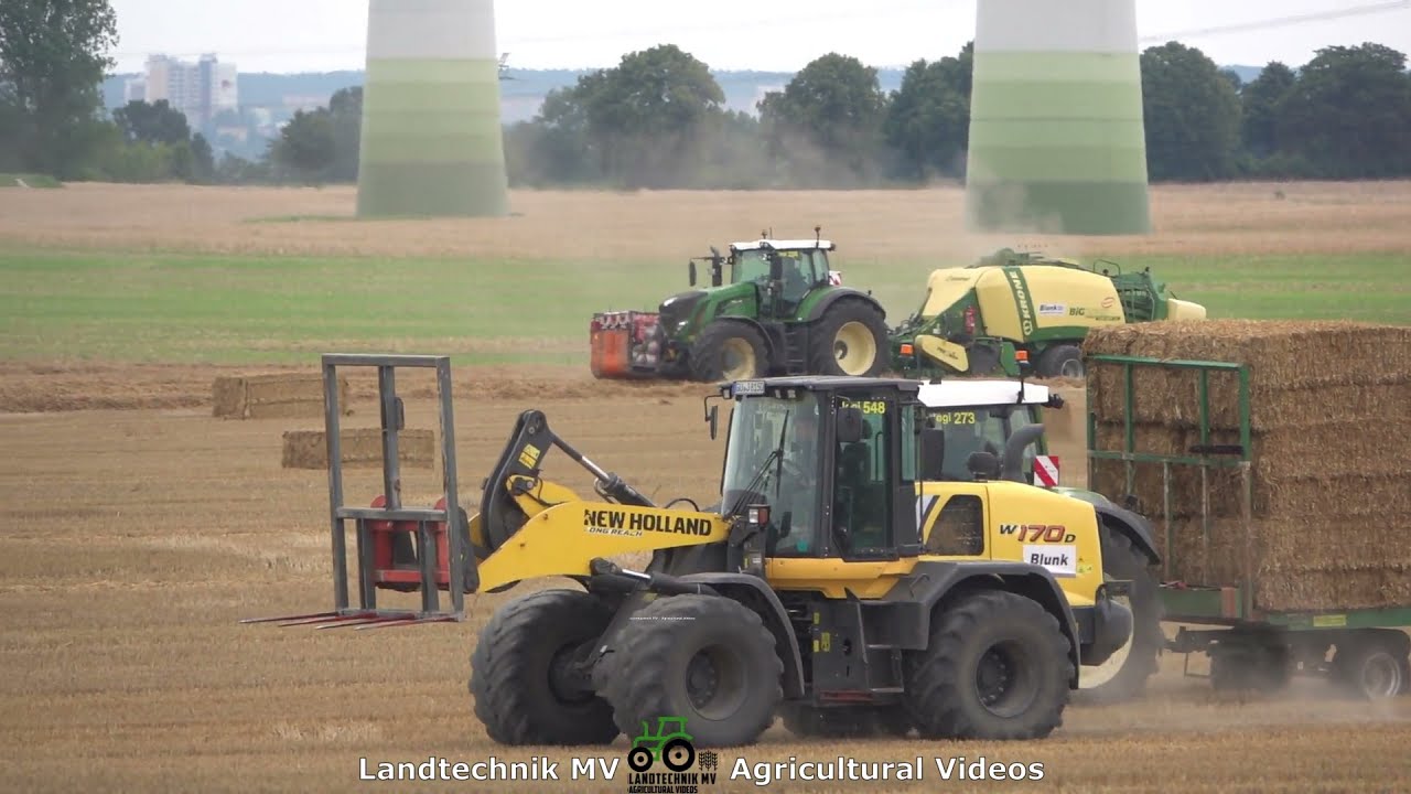 Fendt - Krone - New Holland / Stroh Pressen - Baling Straw  2021
