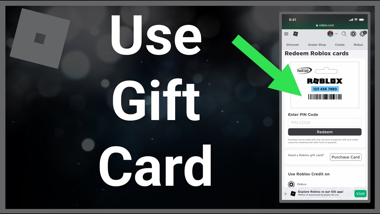 How to Redeem Roblox Gift Card - iOS & Android 