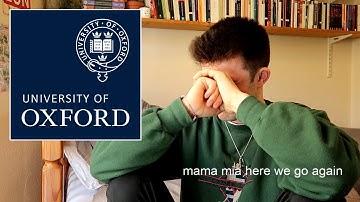 Oxford University heeft mijn masteraanvraag afgewezen... (sorry, deze video is triest)