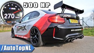 500 HP BMW M2 | Team Schirmer GT TRACK SPEC | 0-280KM/H AUTOBAHN & AKRAPOVIC SOUND by AutoTopNL