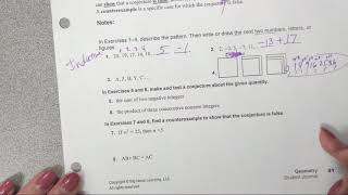Geometry 2.2 Inductive Deductive reasoning