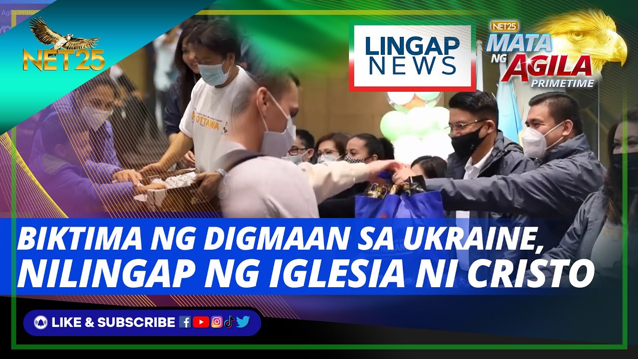 Mga Biktima ng Digmaan sa Ukraine at Mga Western Countries, Nilingap ng Iglesia Ni Cristo