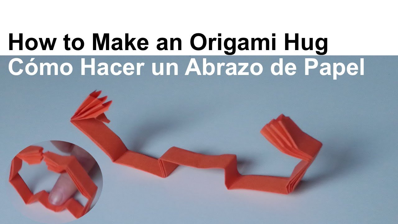 How to Make an Origami Hug, Emotional Support Symbols - Cómo Hacer un ...