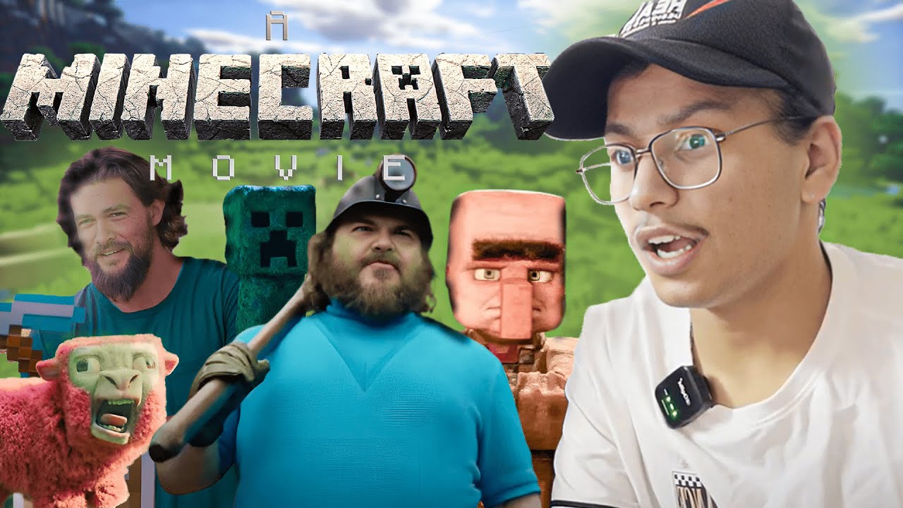 Minecraft IRL?! My First Reaction to the Movie! - YouTube