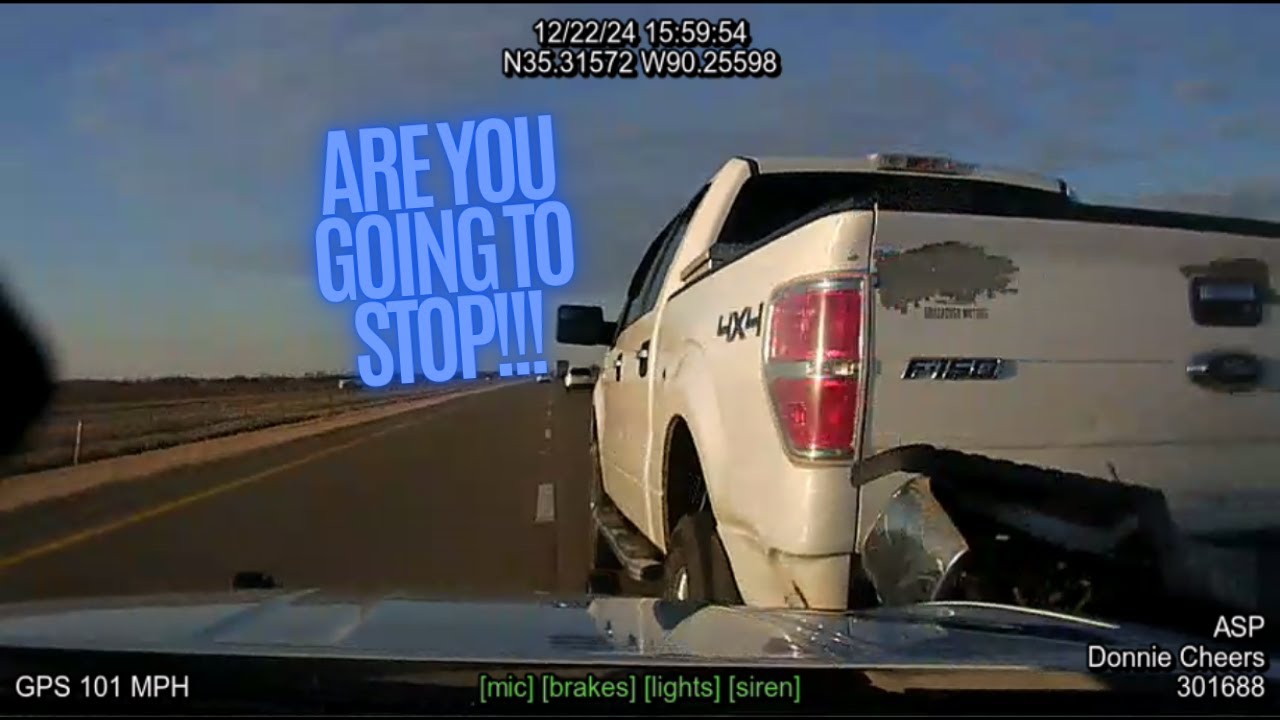 Wild Police Chase That Would Not End - Arkansas State Police - YouTube