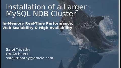 MySQL NDB Cluster: Demo