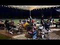 Mobile pizza business event set up (Night Golf Edition)