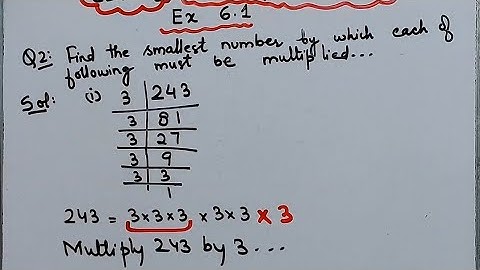 Find smallest number by which each of following Numbers must be multiplied so as to get perfect Cube