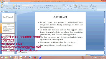 Face and Body Association for Video-based Face Recognition.