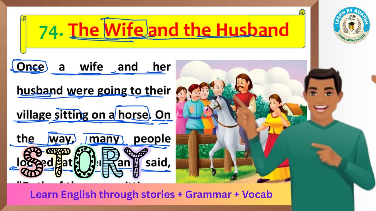 The Wife and the Husband Reading Stories Learn English by