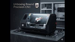 Unboxing the Rownd Desktop CNC Lathe, a little thrill for a fantastic tool