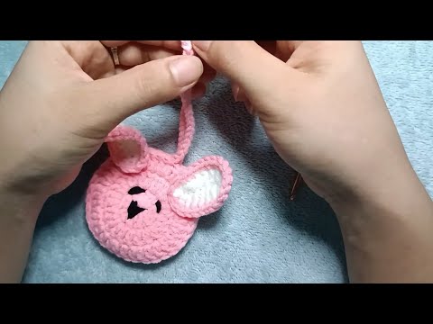 Cách Thêu Móc Túi Tỏi Hình Con Thỏ phần 1
