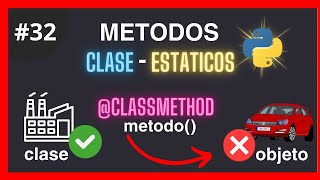 Métodos de Clase y Estáticos | Programación Orientada a Objetos con Python desde CERO