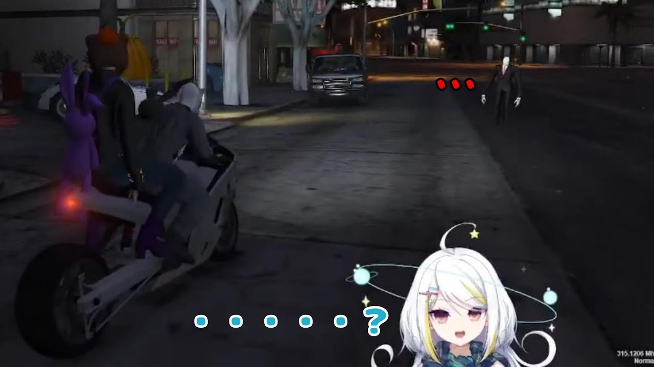 【餡ブレラ】ハロウィンのお菓子を配っていたが途中でお化けに襲われるくまちゃん【ストグラ】