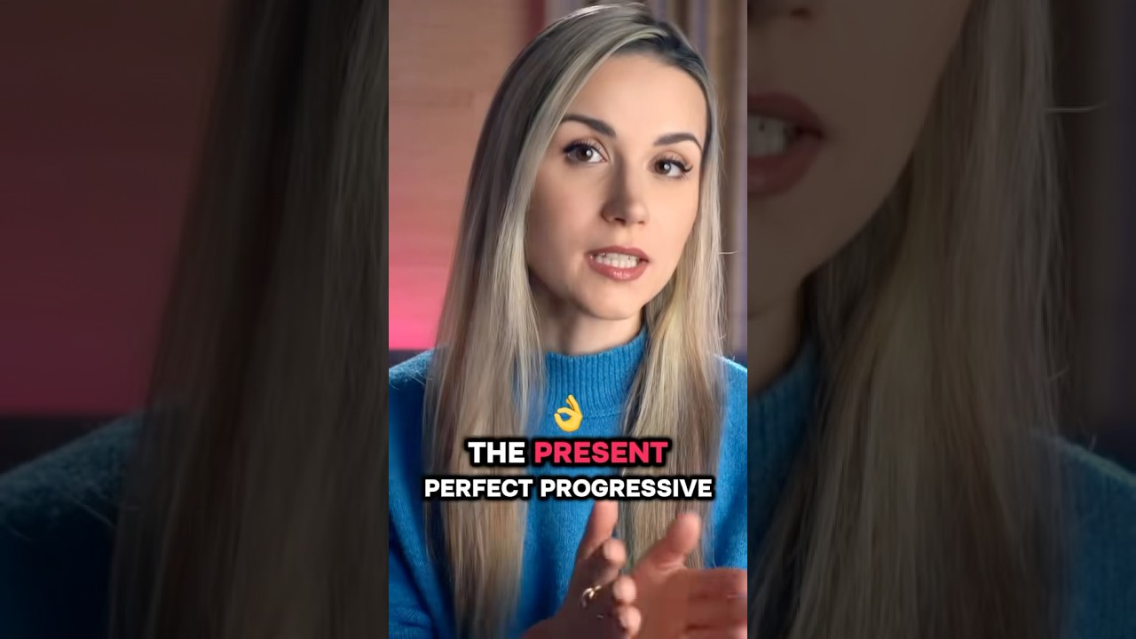 The present perfect progressive (continuous) tense