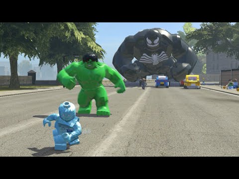 LEGO Marvel Super Heroes - Venom Free Roam Gameplay. 