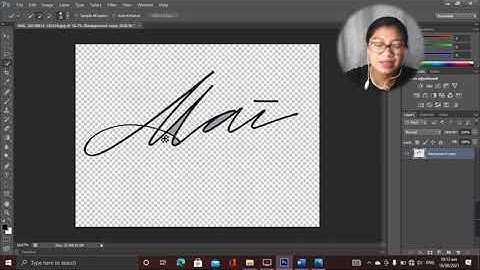 Creating E-signature on Photoshop CS6
