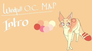 Windfall OC Colour Palette MAP (OPEN)