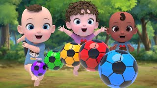 Color Ball Play | Baby Shark & John Jacob Jingleheimer Schmidt | Nursery Rhymes | Kindergarten