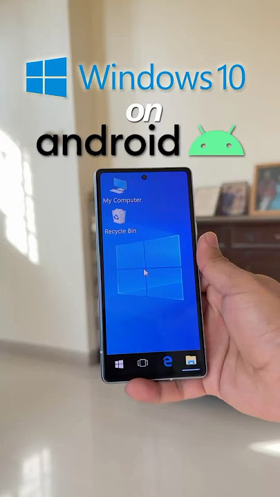 Windows 10 on ANDROID SMARTPHONE!!!