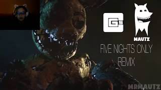Five nights only remix aniamtion by MrMautz react/ SPRINGTRAP IS SUPPOSE TO BE DEAD?!