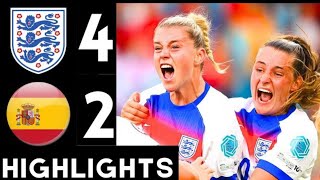 England vs Spain 4-2 - All Goals & Highlights | Penalty Shootout | UEFA Women’s Euro 2025