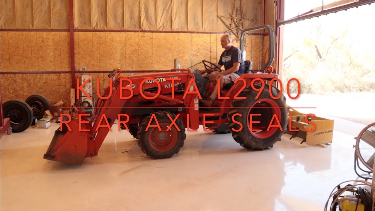 Rear Axle Seals Kubota L2900 Made by J&D YouTube
